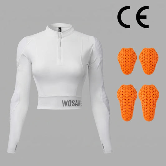 EKON Women’s Protective Half-Zip Riding Top