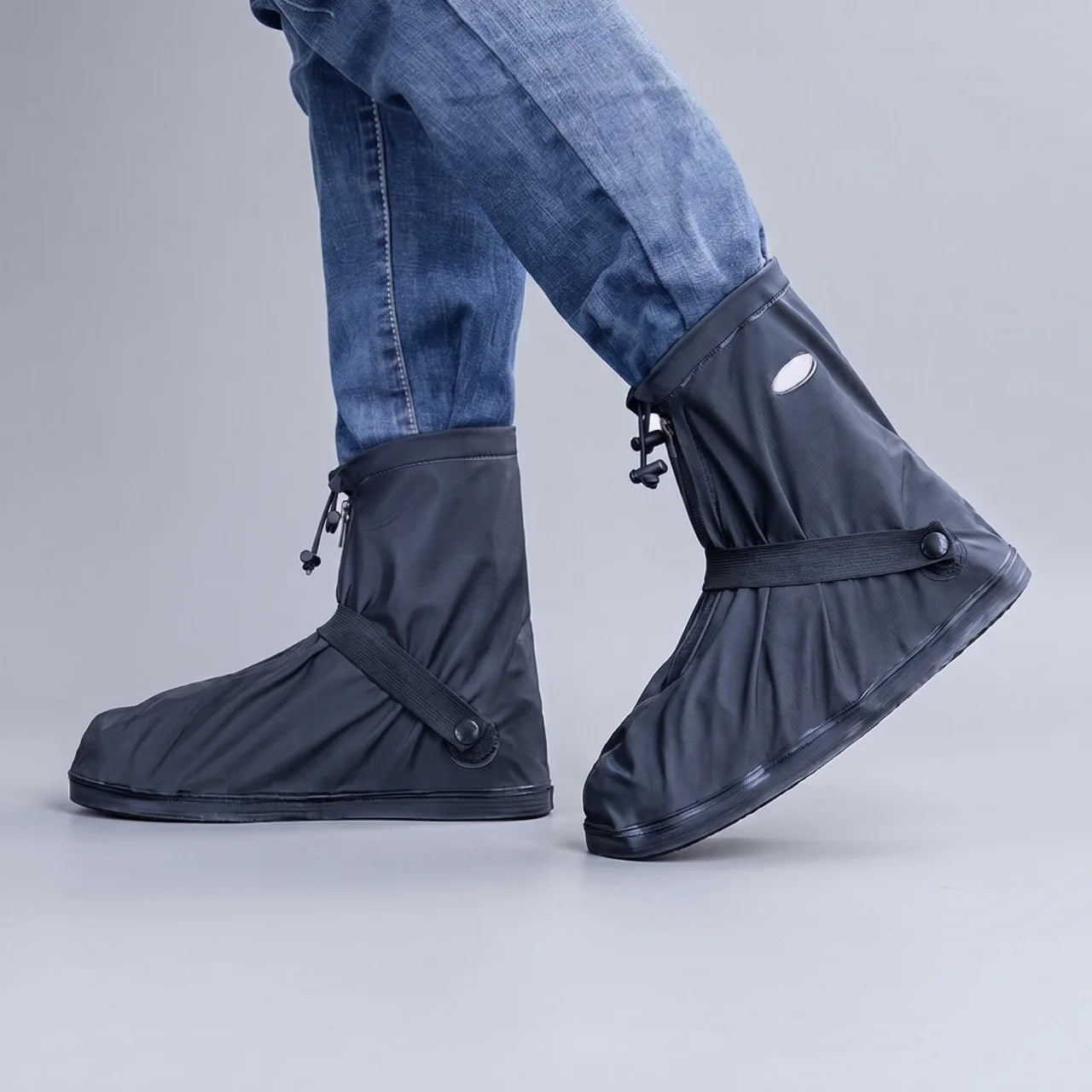 EKON Waterproof Reflective Shoe Covers Short Shoe Covers