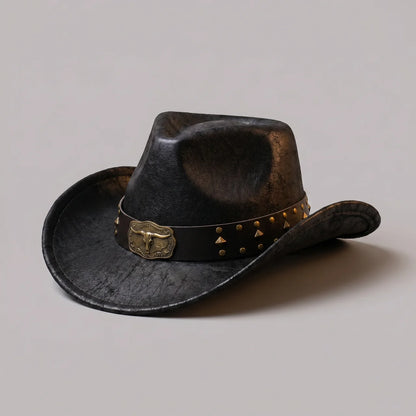 EKON Western Sun Hat Black