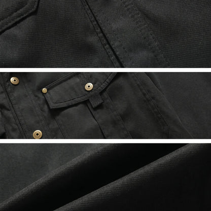 EKON Plaid-Lined Western Jacket