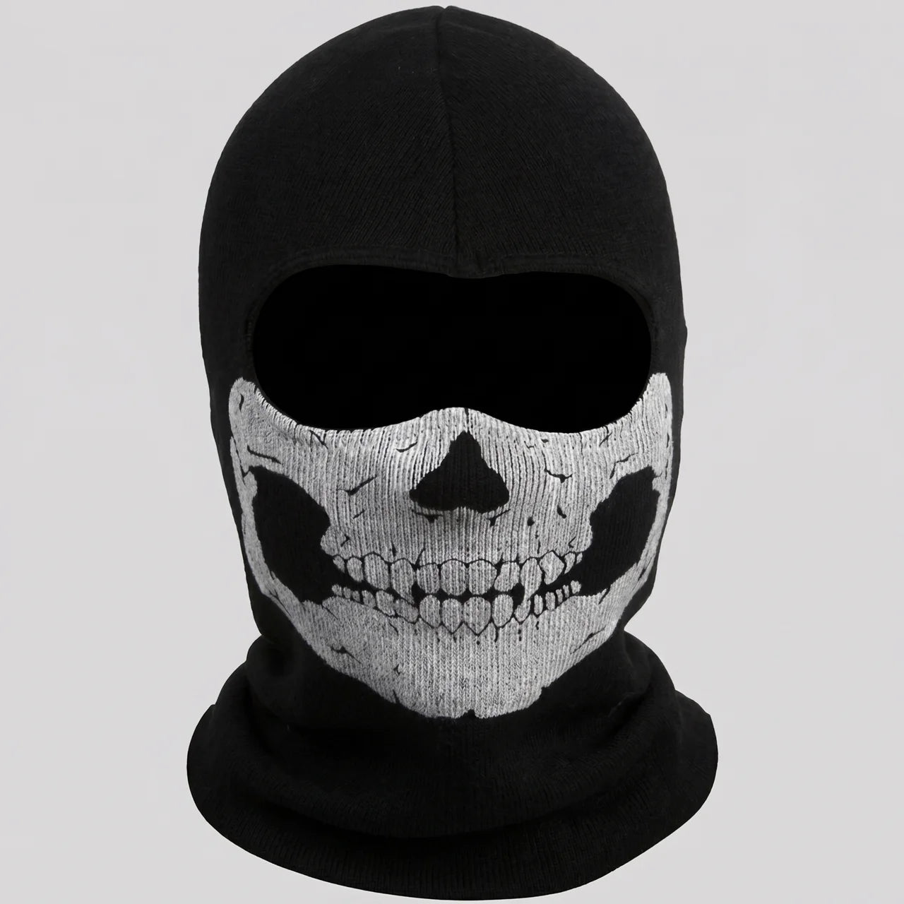 EKON Skull-Graphic Moto Balaclava