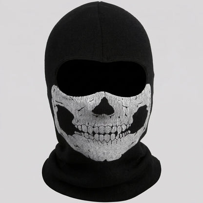 EKON Skull-Graphic Moto Balaclava