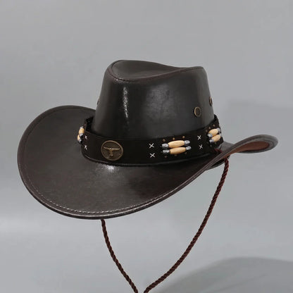 EKON Western Outback Hat Dark Brown