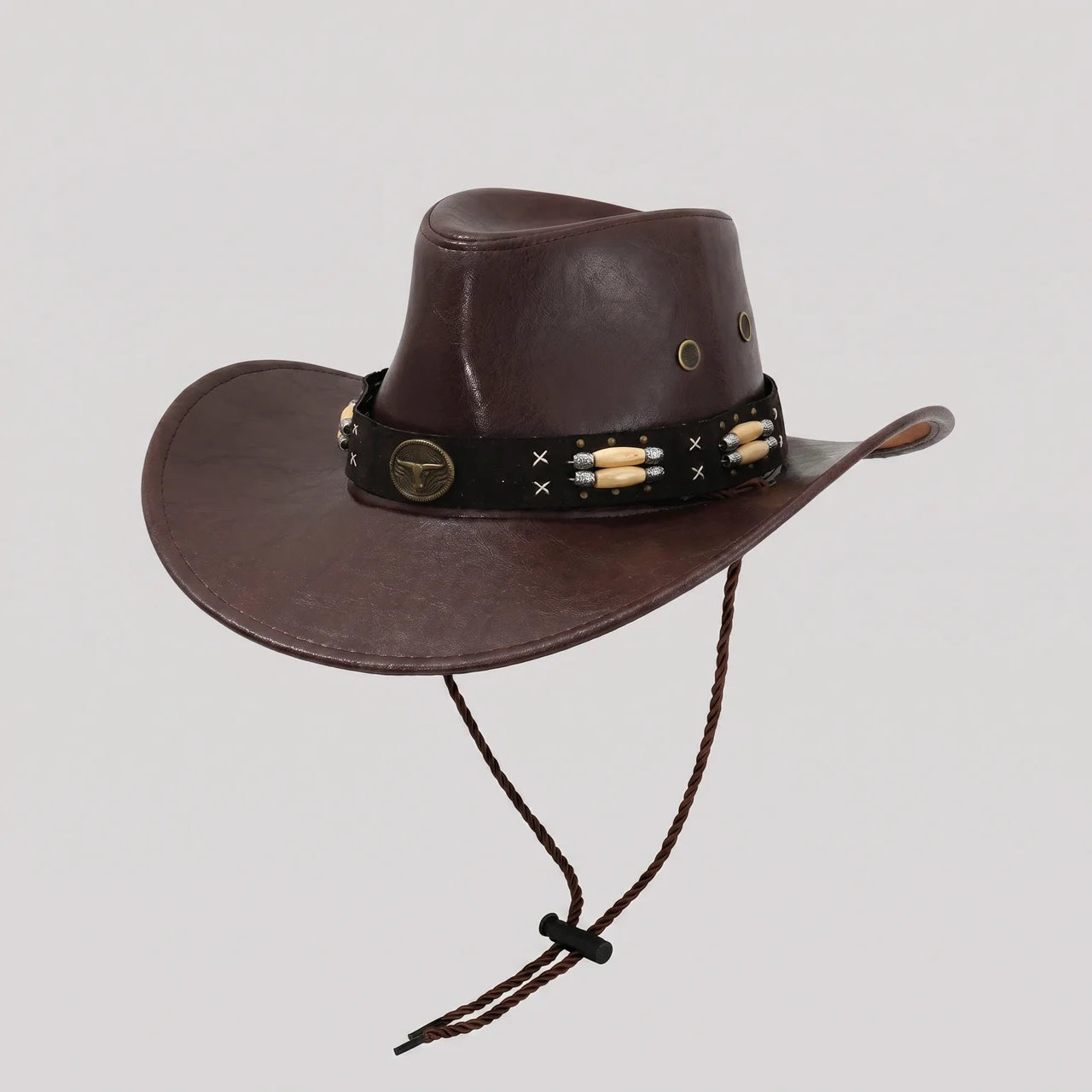 EKON Western Outback Hat Reddish Brown