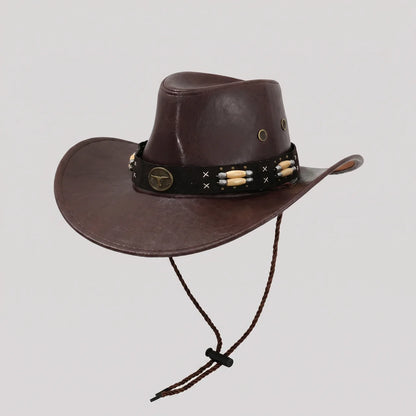 EKON Western Outback Hat Reddish Brown