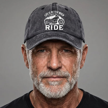 EKON RideLife Vintage Moto Cap