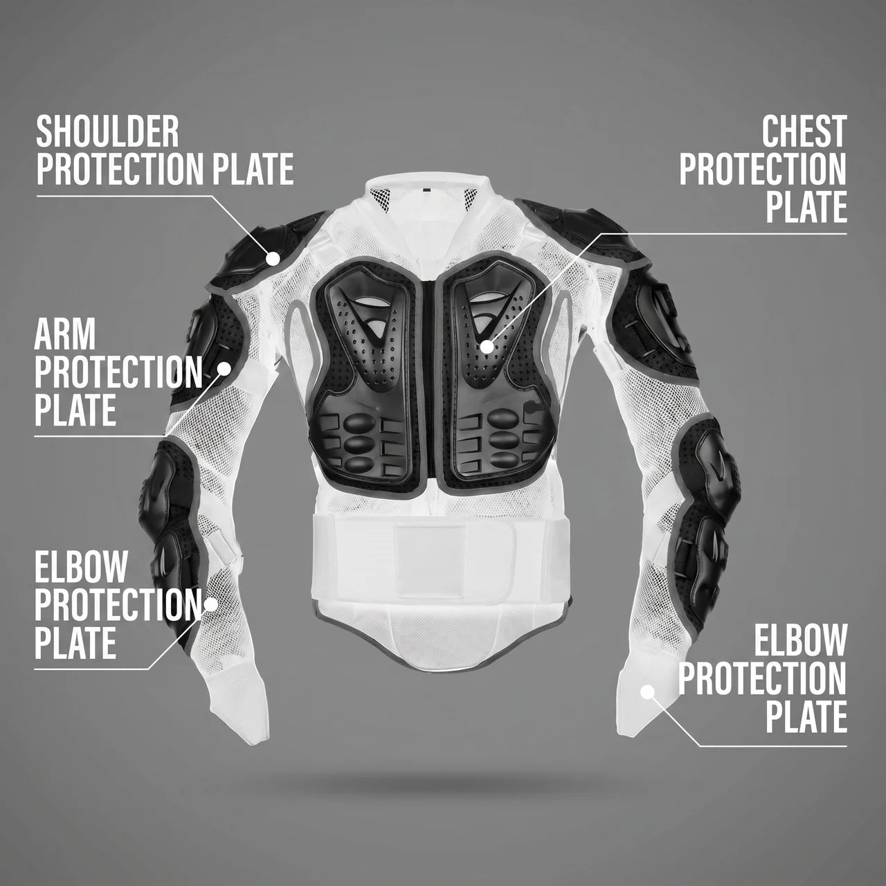 EKON FullShield Mesh Riding Jacket