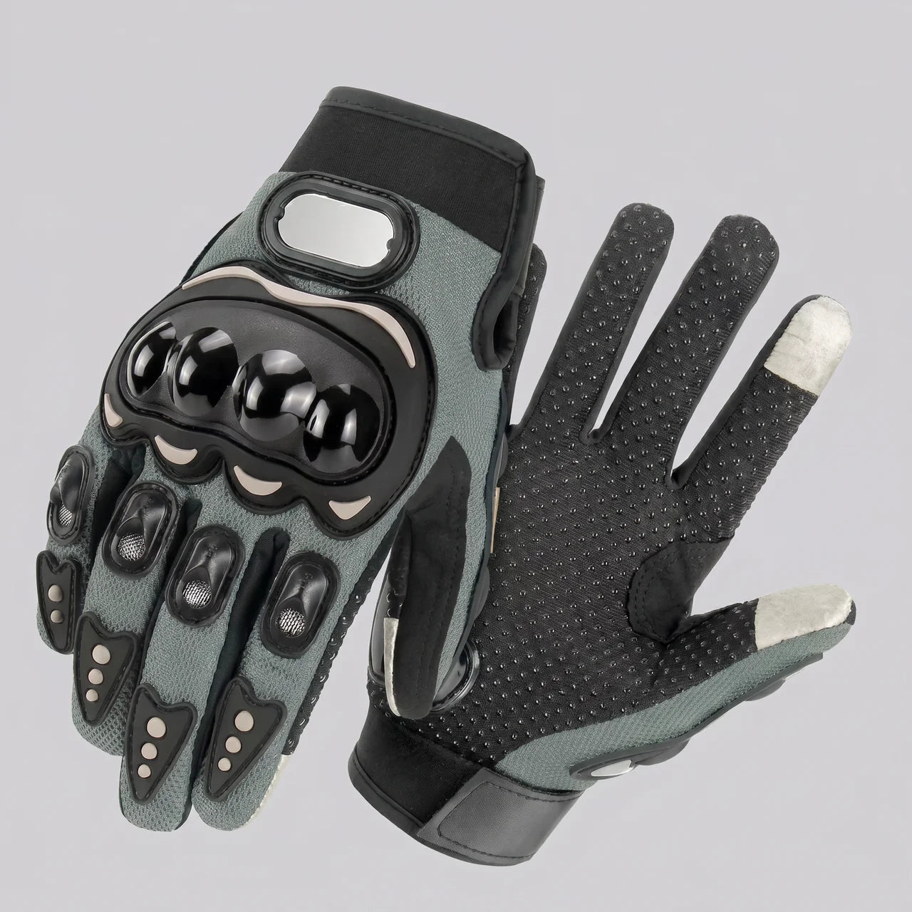 EKON AeroShield Riding Gloves Gray