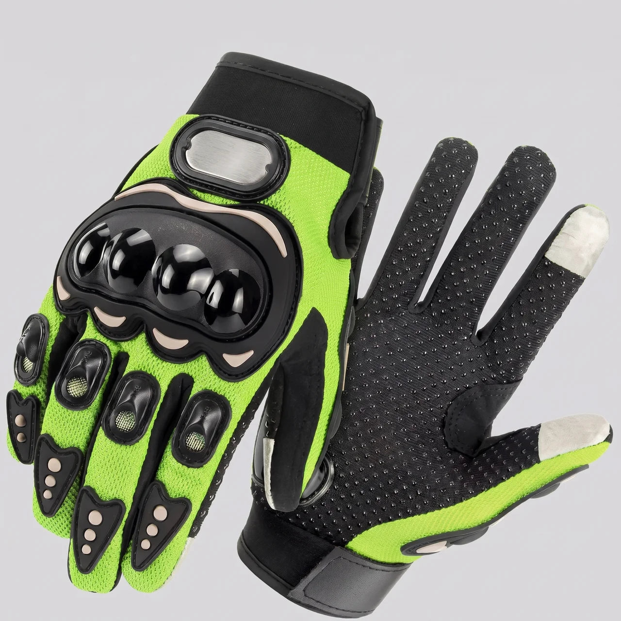 EKON AeroShield Riding Gloves Green