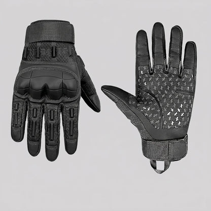 EKON Cross-Panel Armored Gloves Black