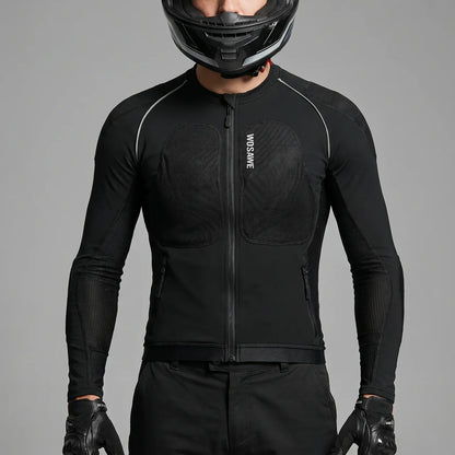 EKON Men’s Armored Breathable Motorcycle Jacket