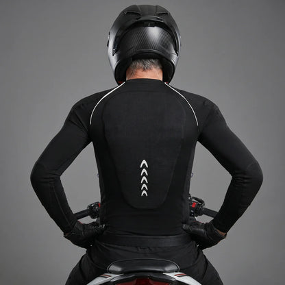 EKON Men’s Armored Breathable Motorcycle Jacket