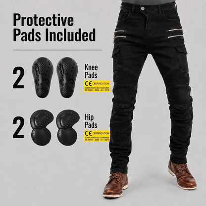 EKON UltraShield Riding Pants Black