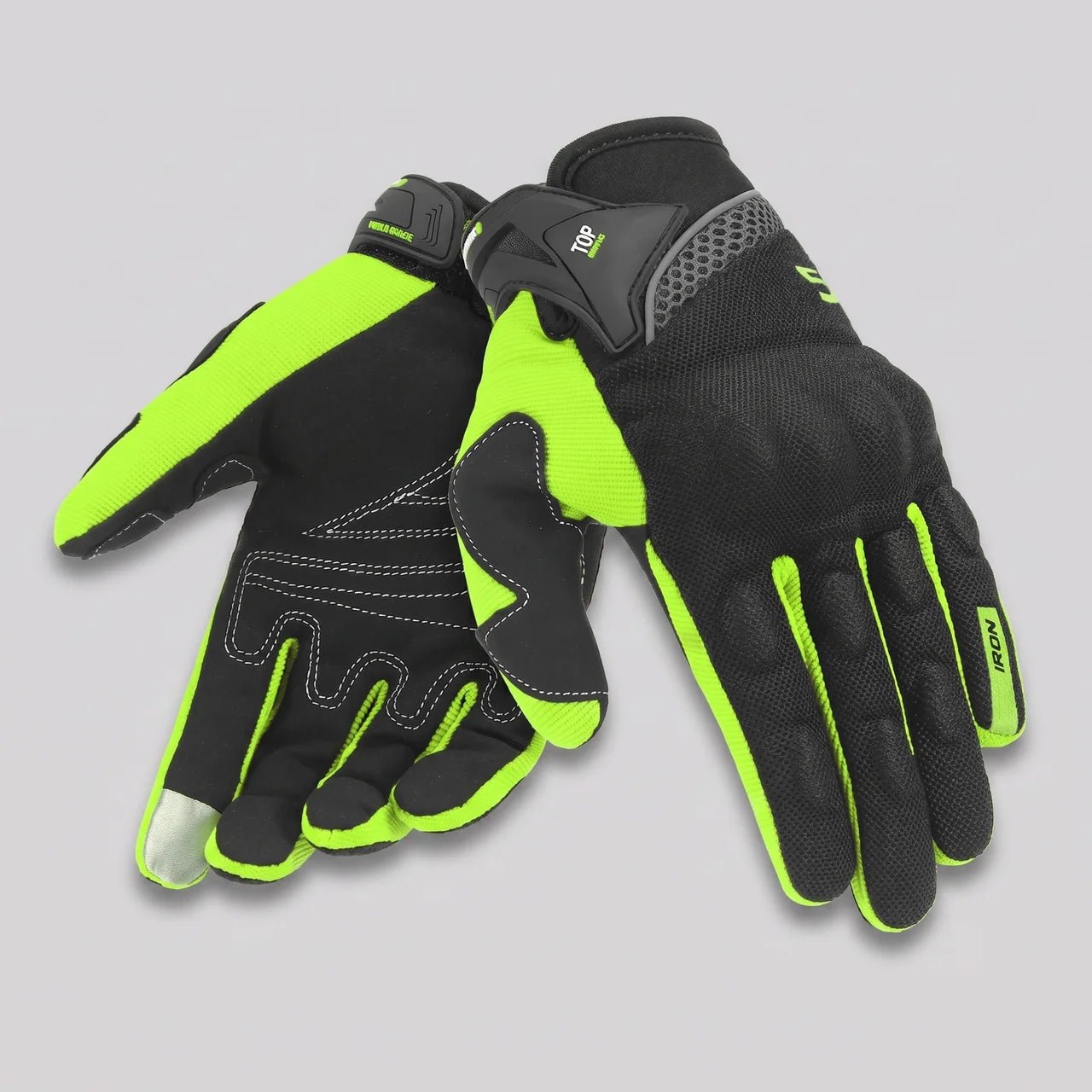 EKON Mesh Protective Riding Gloves Green