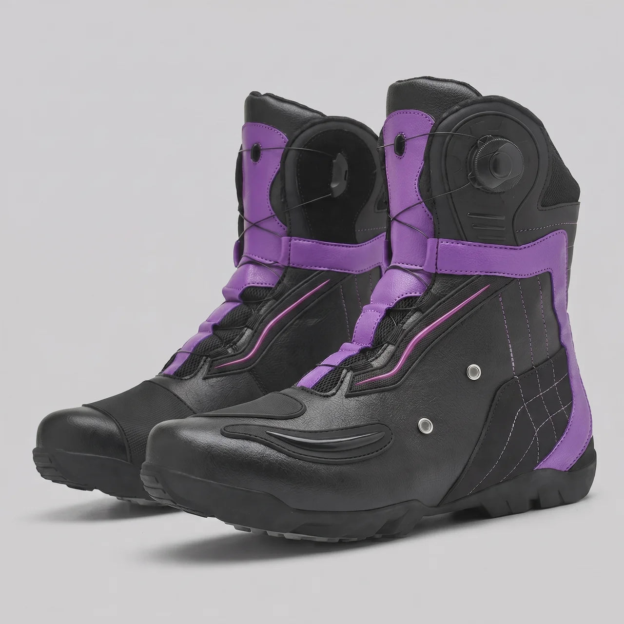 EKON Purple RotorLock Mid-Calf Riding Boots