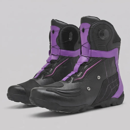 EKON Purple RotorLock Mid-Calf Riding Boots