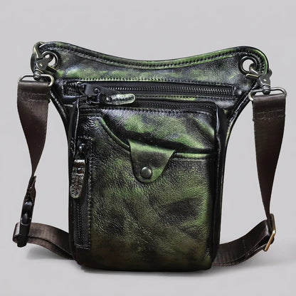 EKON RoadVault Leather Leg Bag