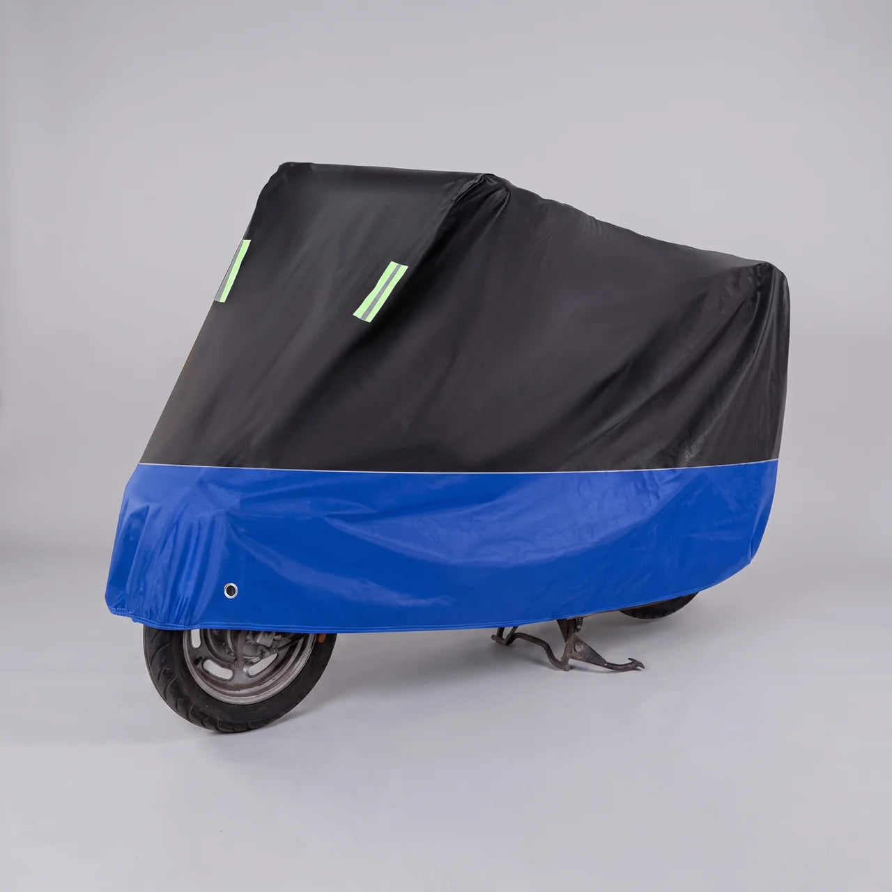 EKON All-Weather Reflective Motorcycle Cover Blue