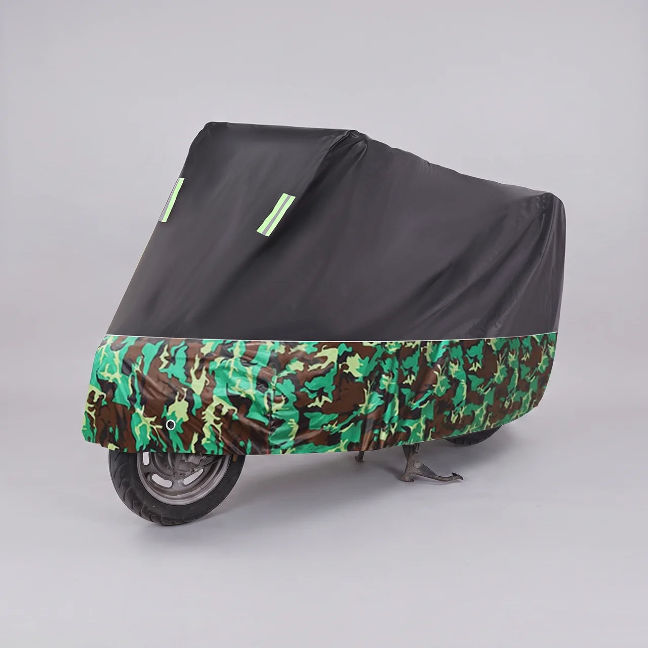 EKON All-Weather Reflective Motorcycle Cover Camouflage