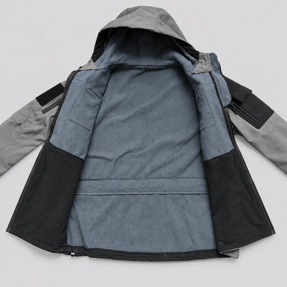EKON Multi-Pocket Hooded Jacket