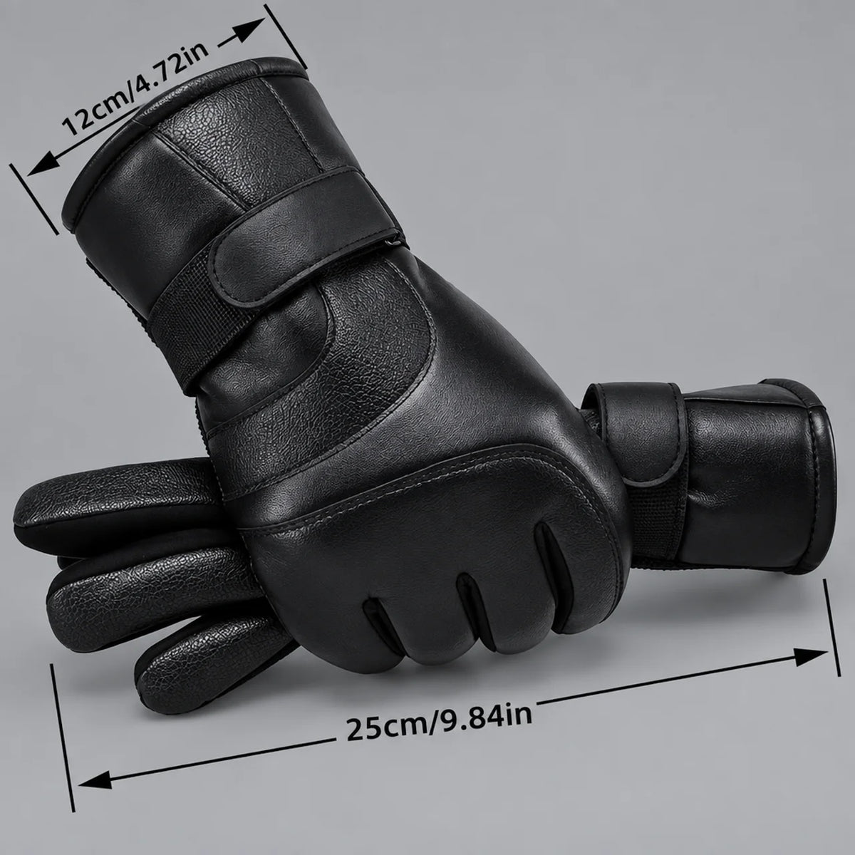 EKON Fleece-Lined Touchscreen Riding Gloves