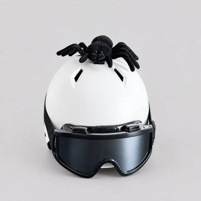 EKON Black Spider Plush Helmet Decoration