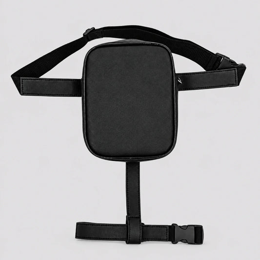 EKON Adjustable Riding Leg Bag Black