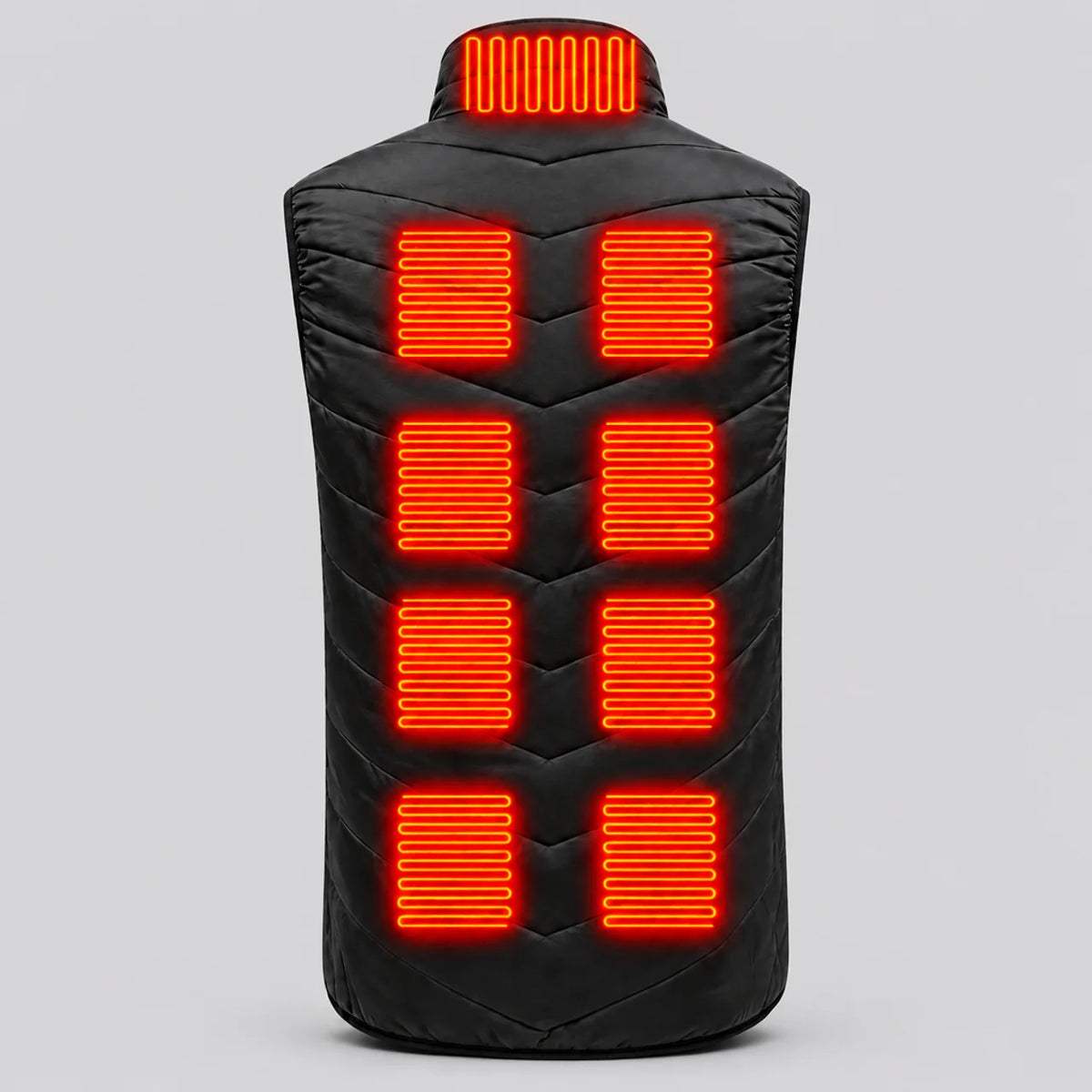 EKON Chevron-Quilted 15-Zone Heated Vest