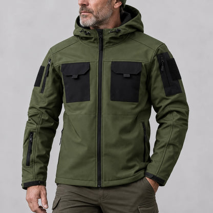 EKON Multi-Pocket Hooded Jacket