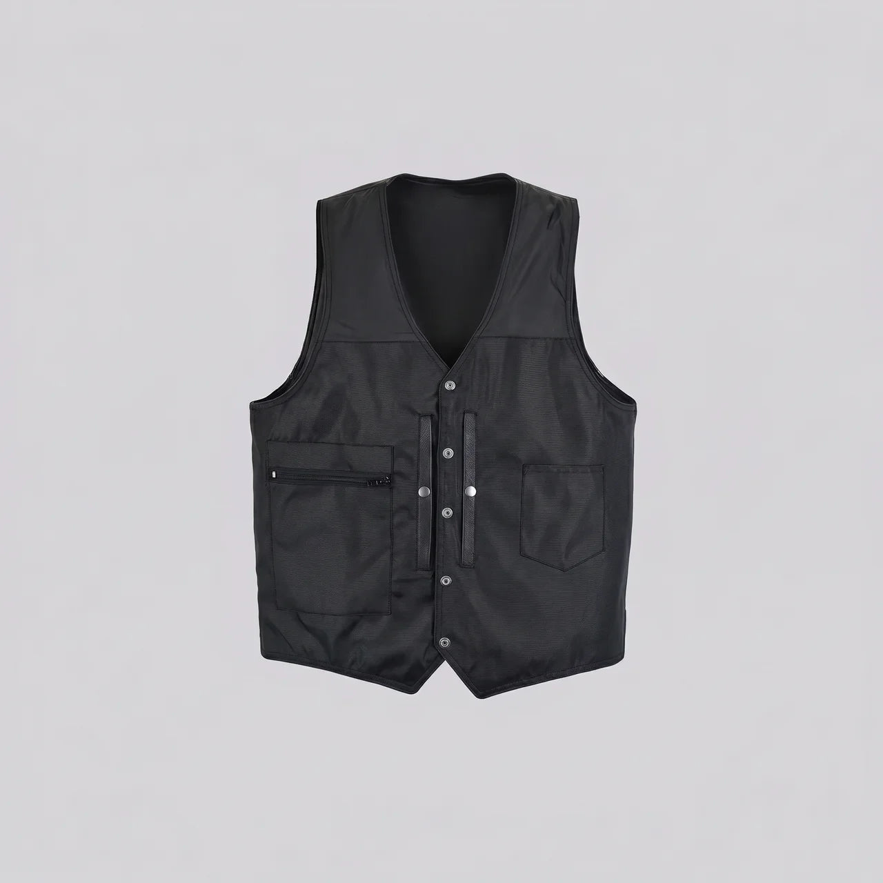 EKON Leather Motorcycle Vest