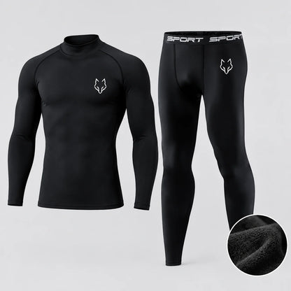 EKON Men’s Wolf Fleece-Lined Thermal Set