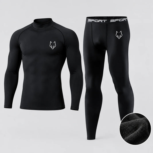 EKON Men’s Wolf Fleece-Lined Thermal Set