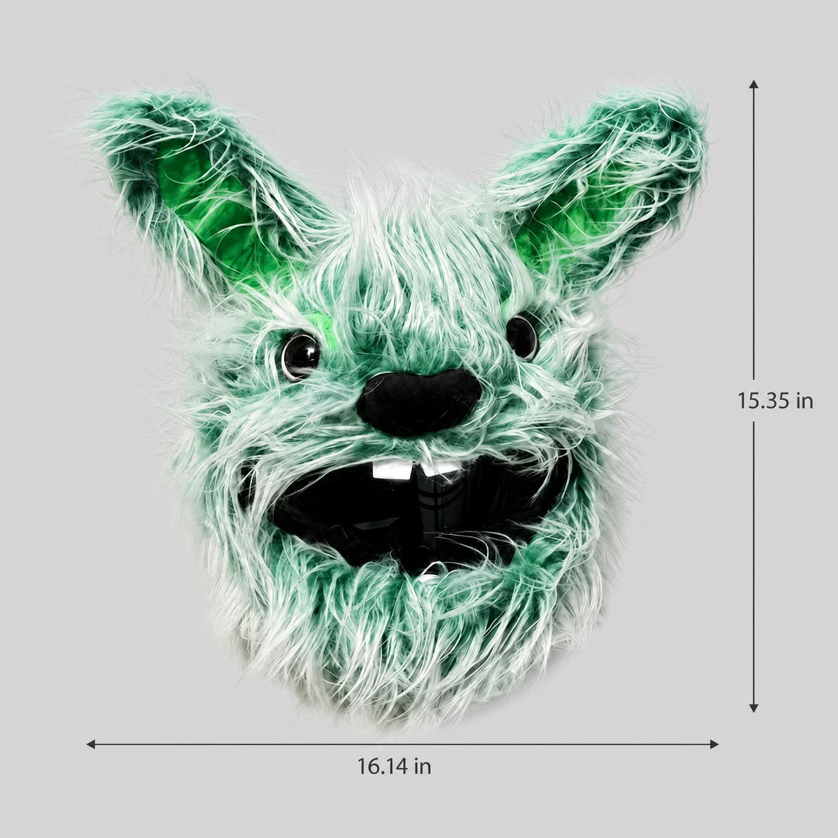 EKON Mint Monster Plush Helmet Cover