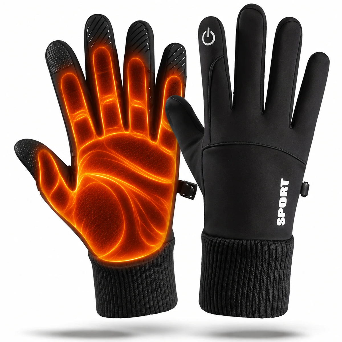 EKON Sport Grip Touchscreen Winter Gloves