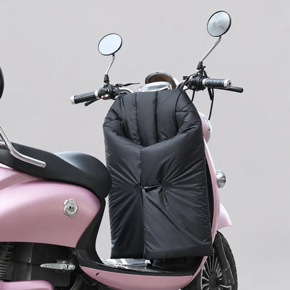 EKON SplitWrap Quilted Scooter Apron Black