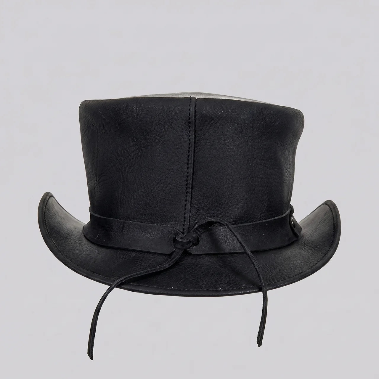 EKON Leather Steampunk Top Hat