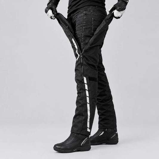 EKON Armored Quick-Zip Winter Motorcycle Overpants