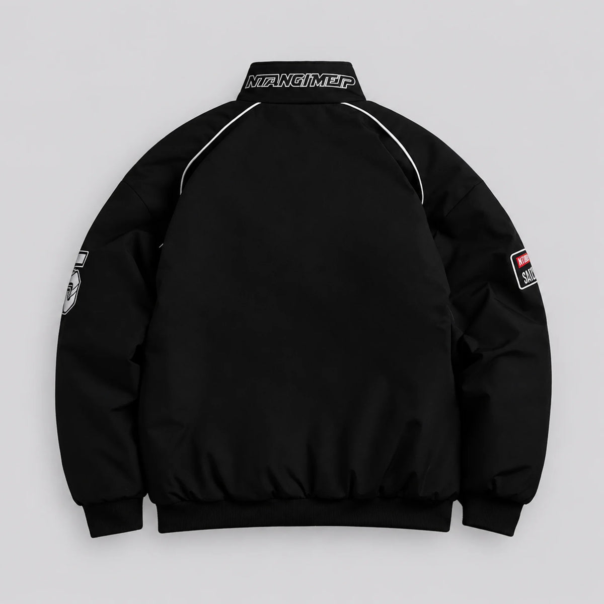 EKON Racing Patch Quilted-Lined Jacket