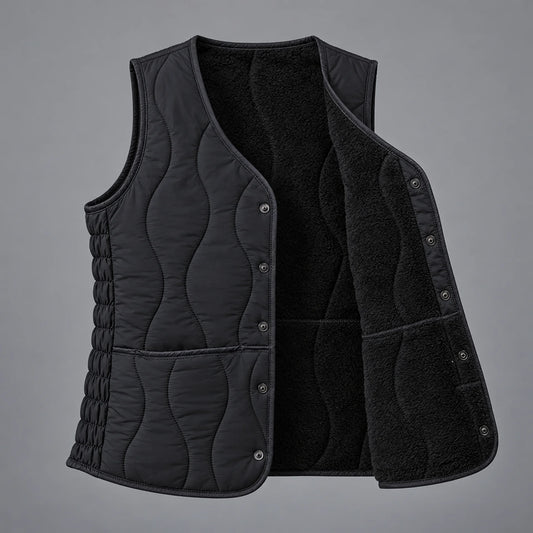 EKON Women’s Geometric-Quilted Vest