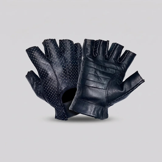 EKON Fingerless Motorcycle Gloves XL