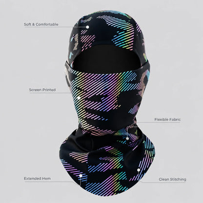 EKON Patterned Stretch Riding Balaclava
