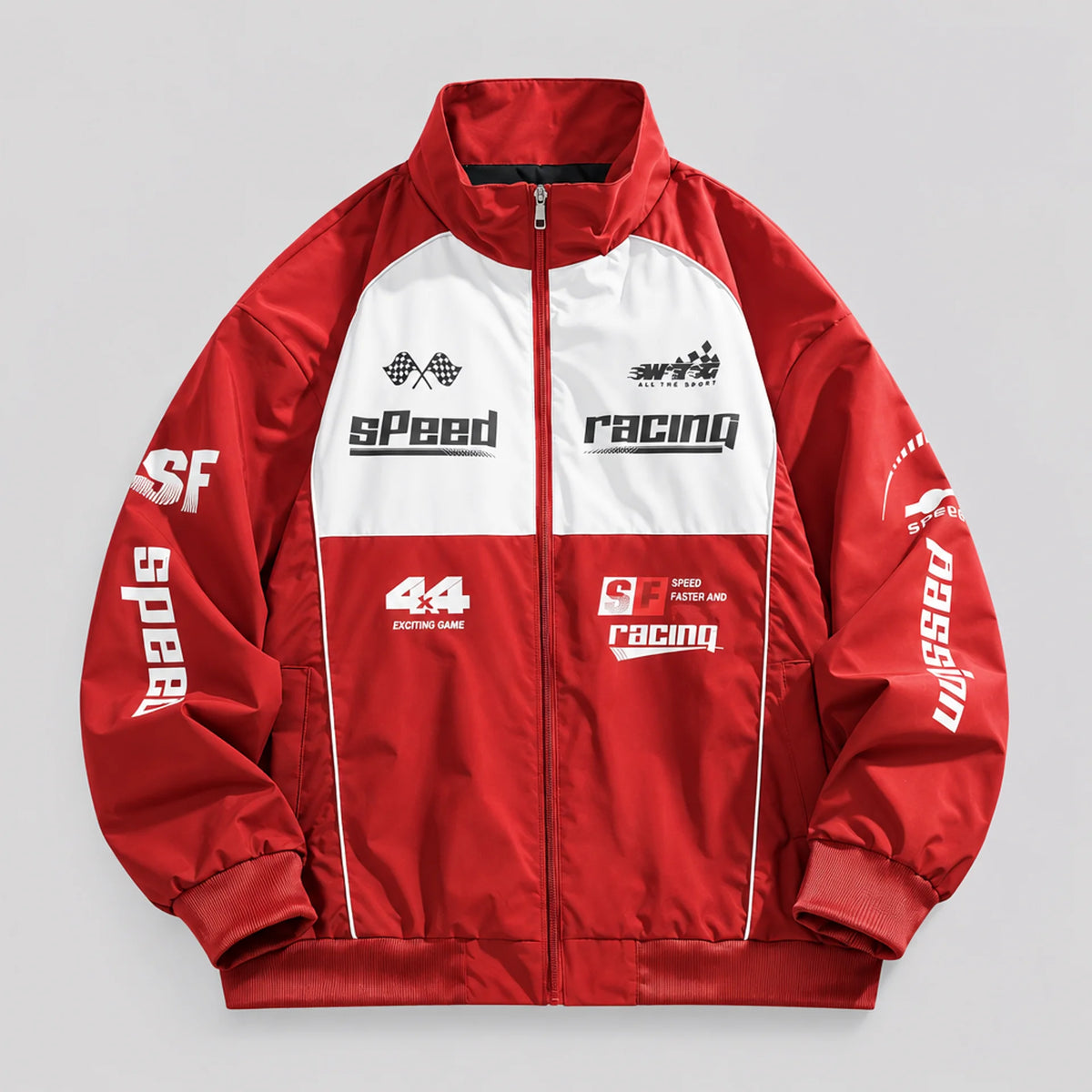 EKON Colorblock Racing Jacket