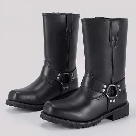 EKON Men’s Mid-Calf Motorcycle Boots US 14 48.5 EU