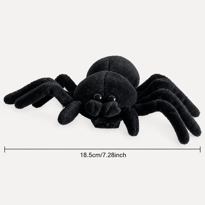 EKON Black Spider Plush Helmet Decoration