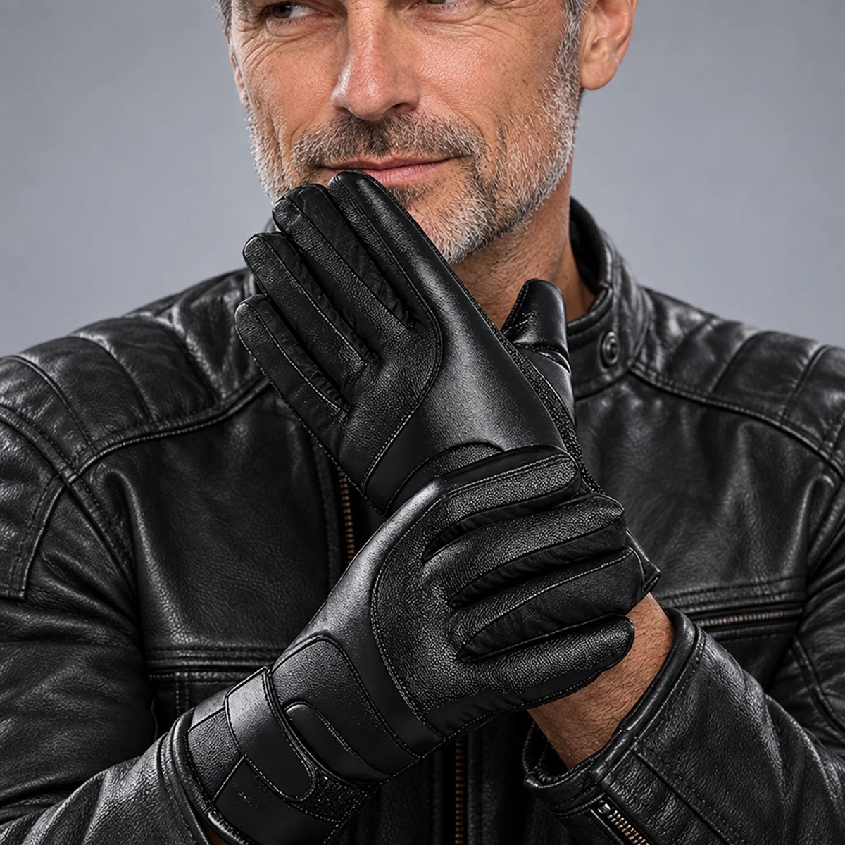 EKON Fleece-Lined Touchscreen Riding Gloves