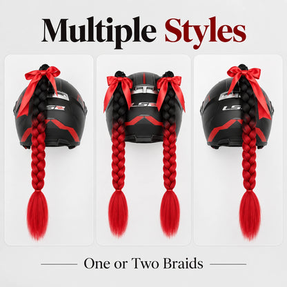 EKON Braided Helmet Ponytail