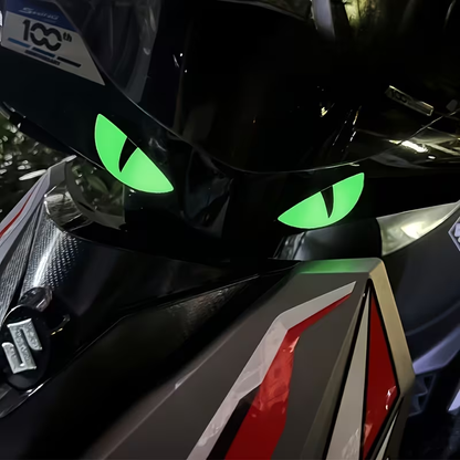 EKON Glow Devil Eye Motorcycle Decals